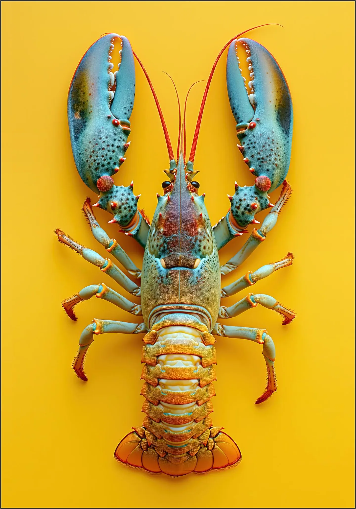 Lobster Yellow Pineapple Style