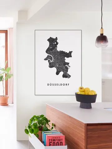 Düsseldorf City Map