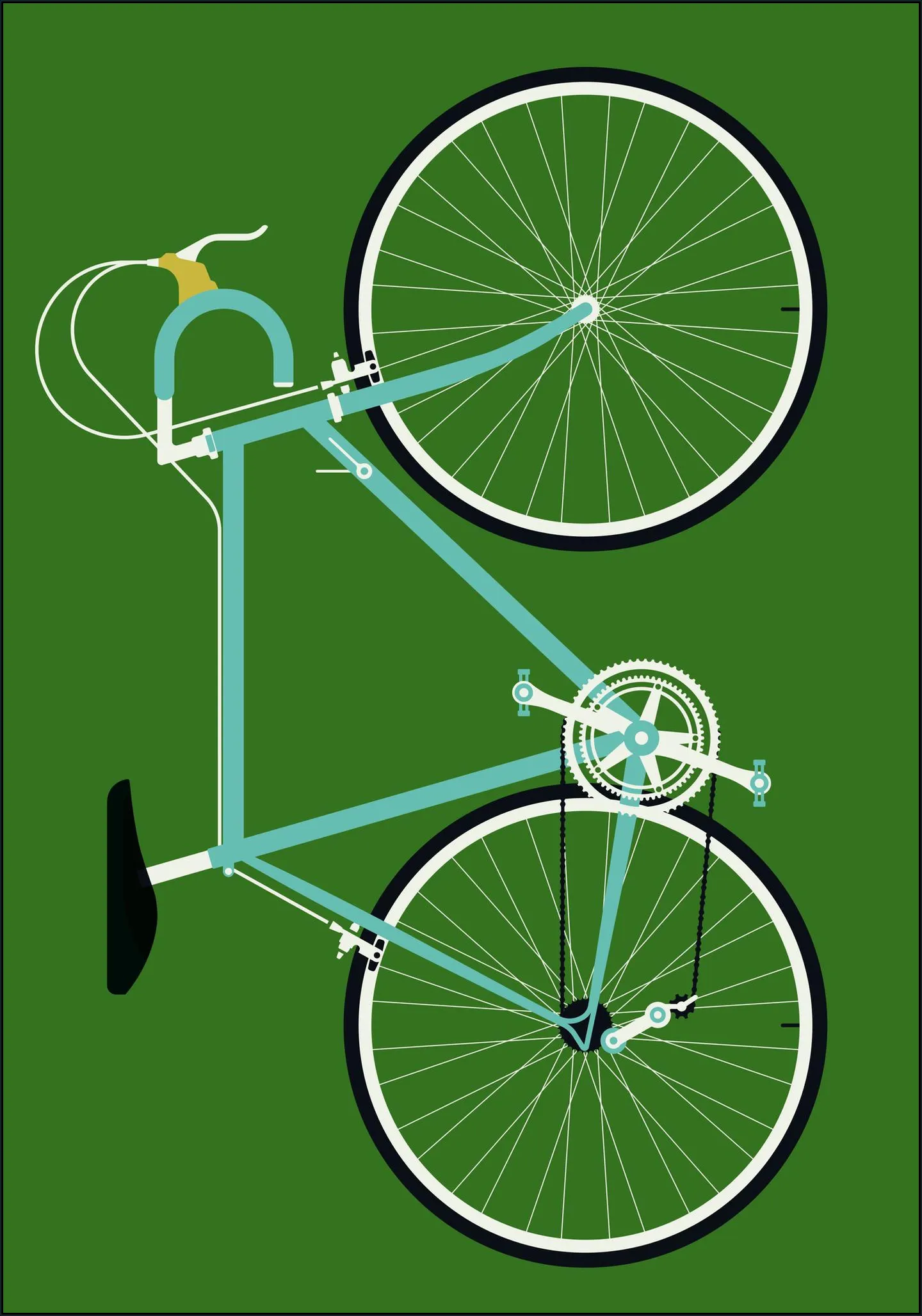 Racing Bike Blue