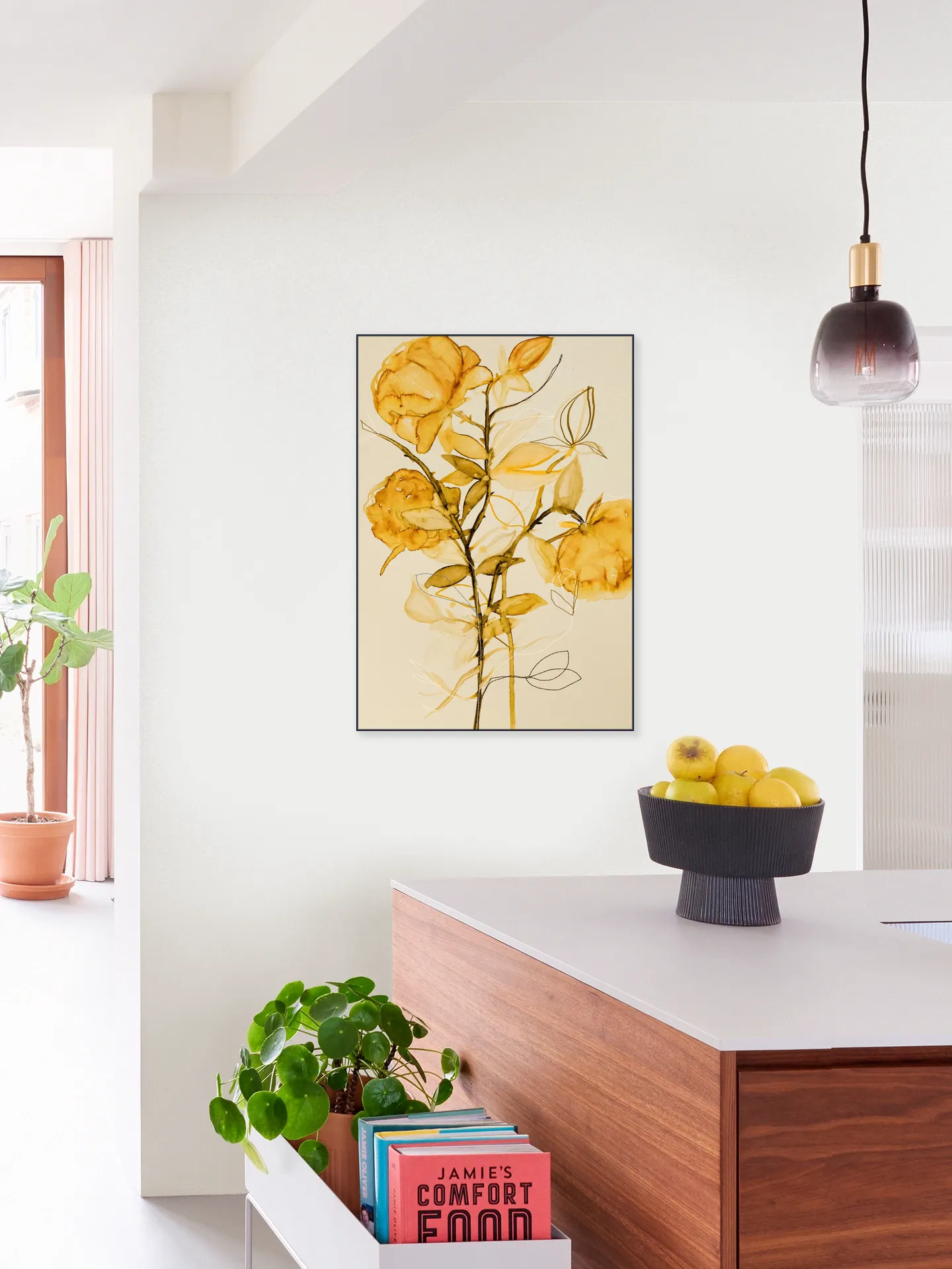 Rose Bush Yellow
