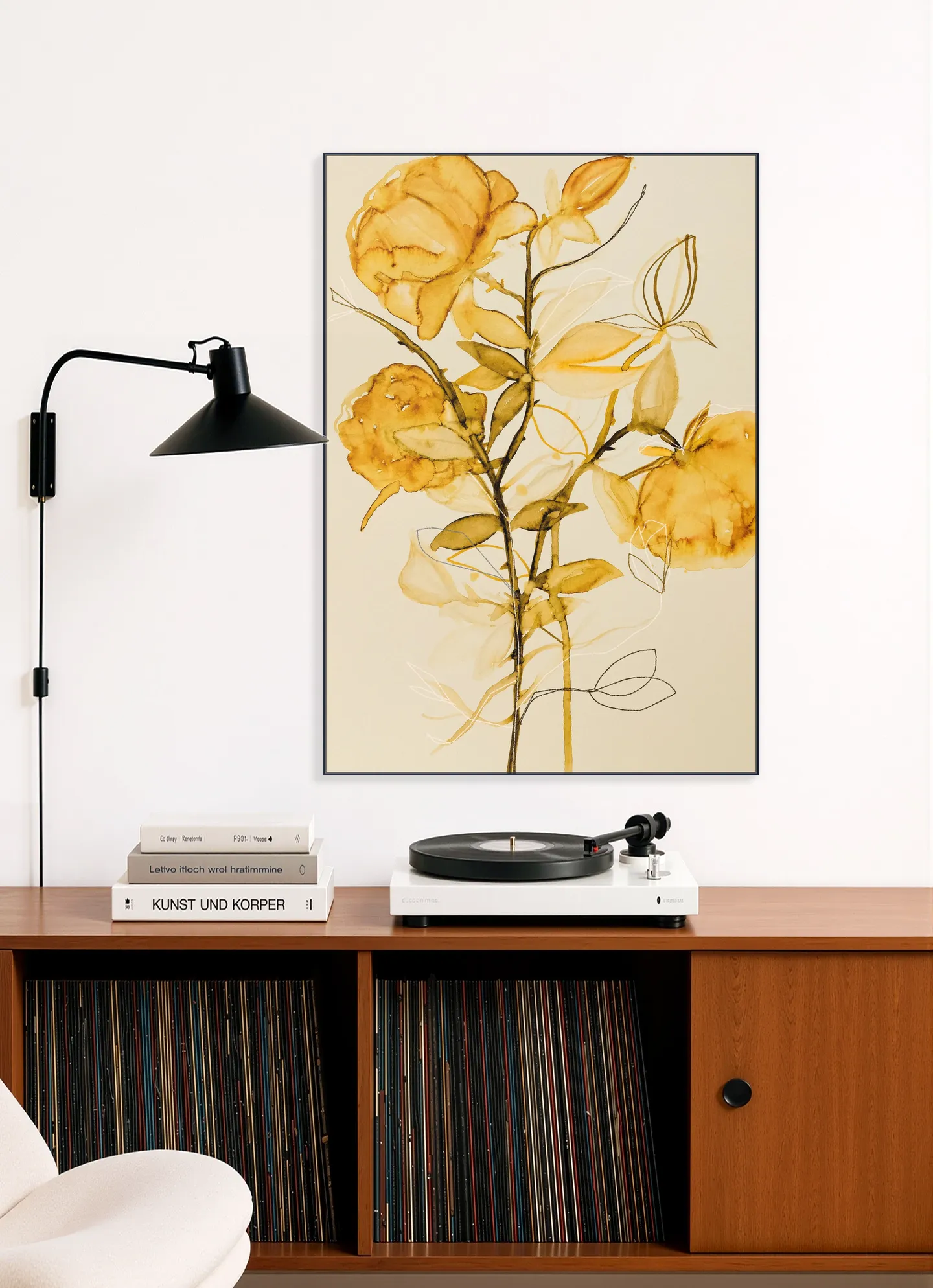 Rose Bush Yellow