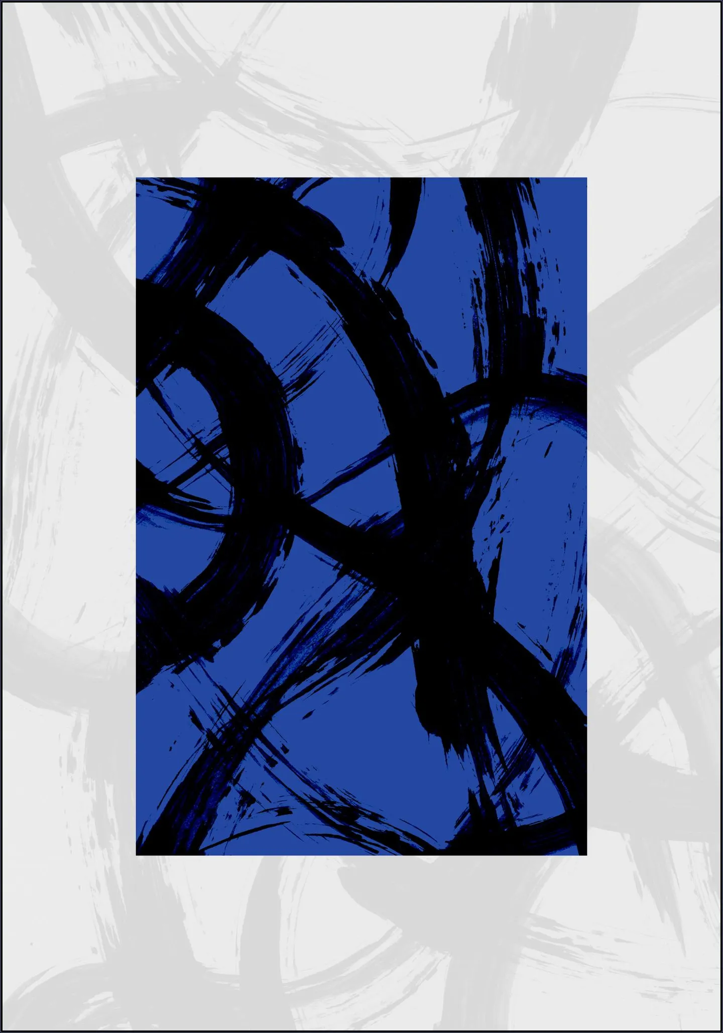 Abstract Brush Strokes 98Y