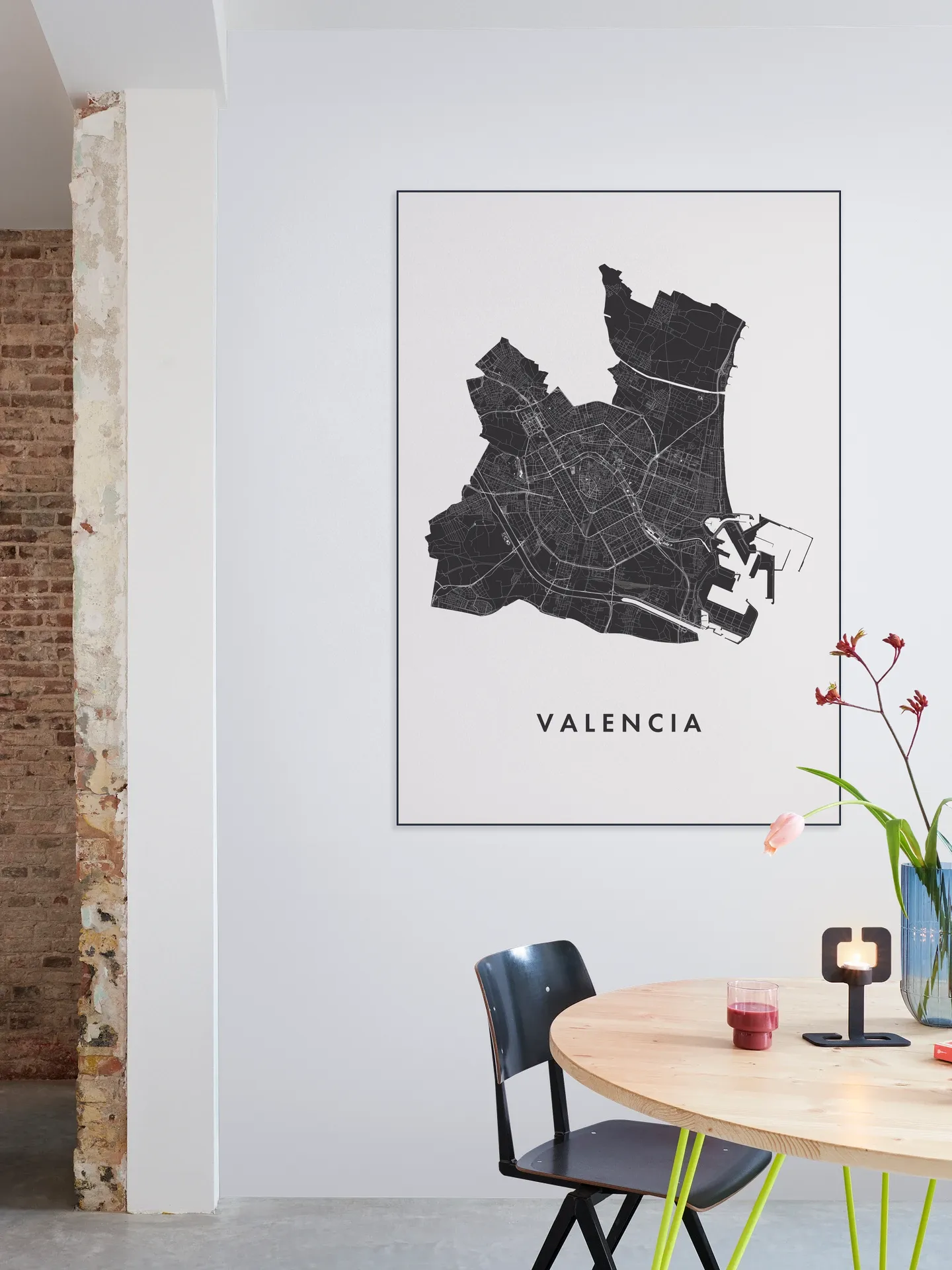 Valencia City Map