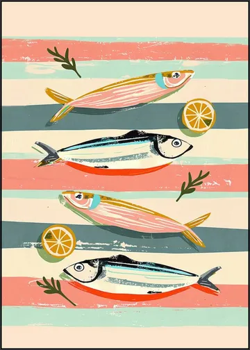 Sardines on Stripes