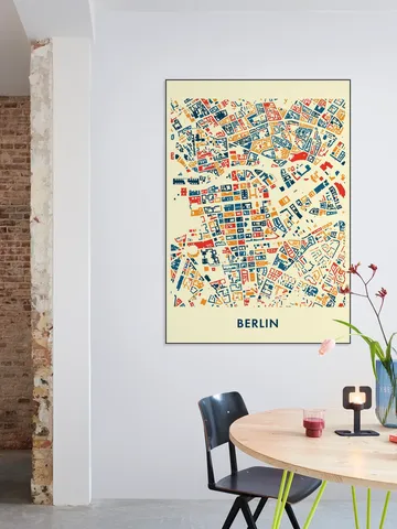 Berlin Mosaic City Map