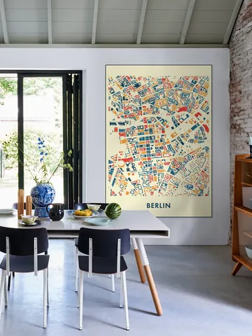 Berlin Mosaic City Map