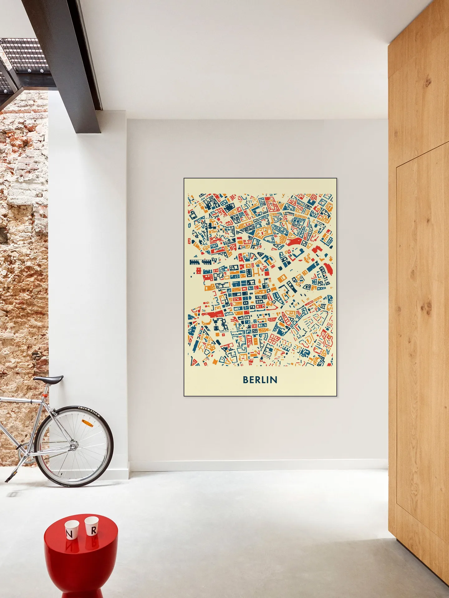 Berlin Mosaic City Map