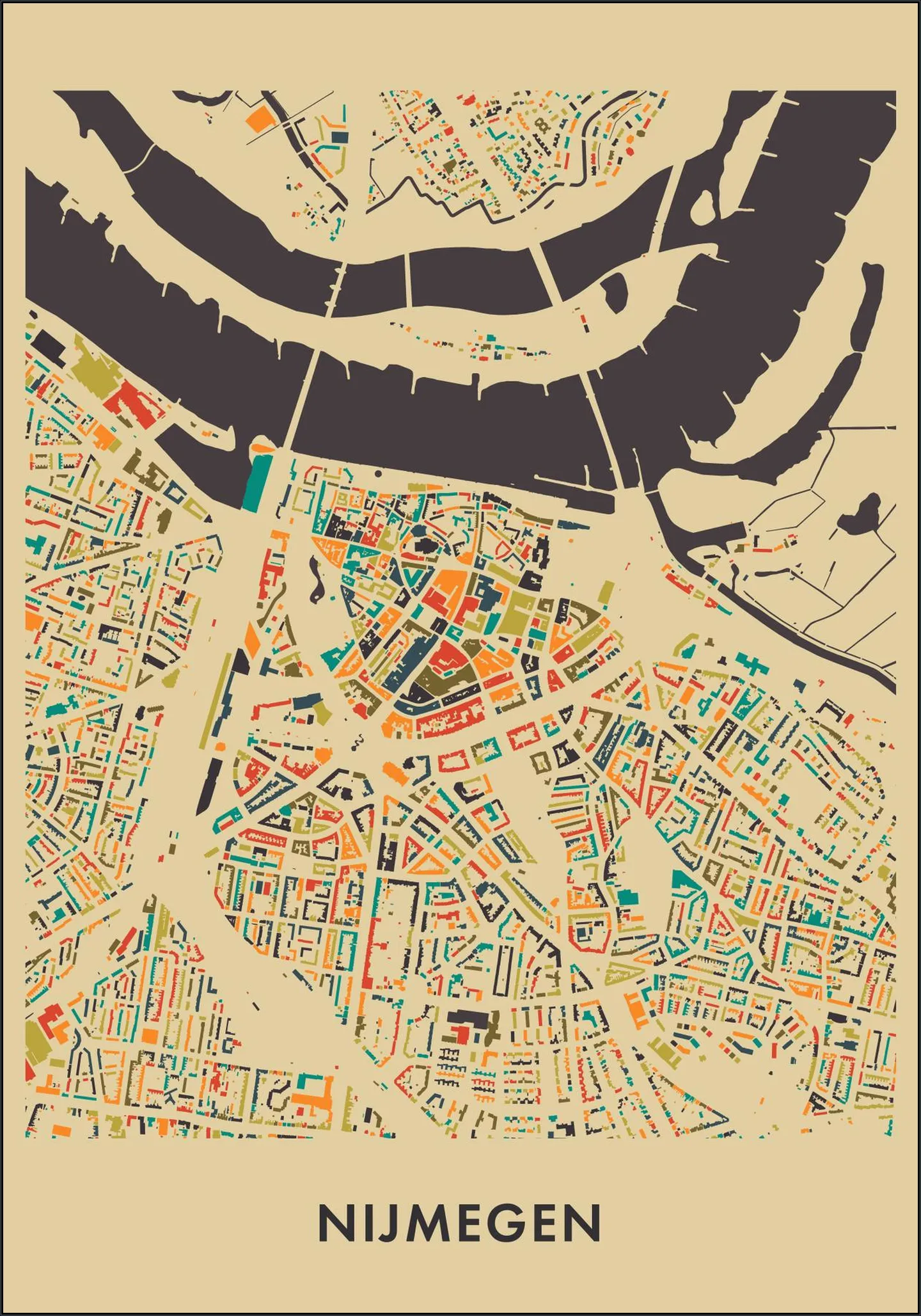 Nijmegen Mosaic Map