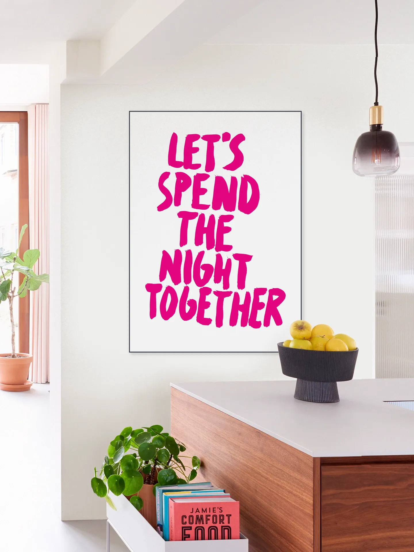 Let's spend the Night together pink