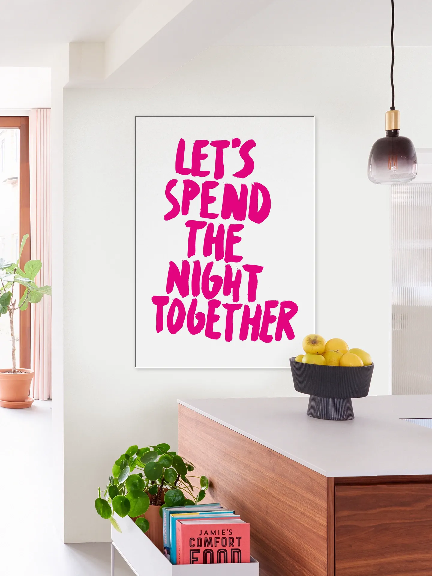 Let's spend the Night together pink