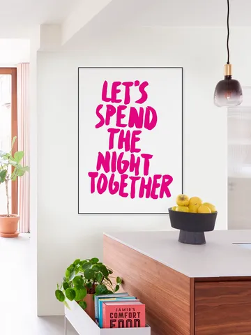 Let's spend the Night together pink