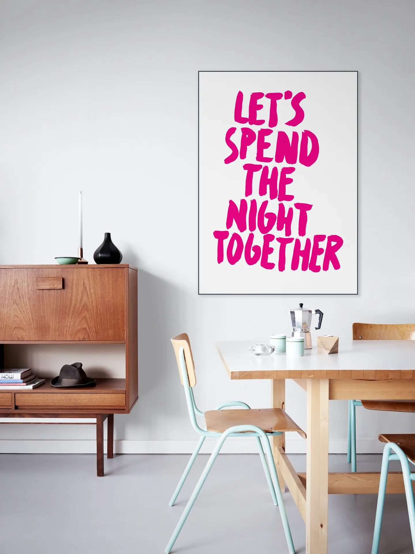 Let's spend the Night together pink