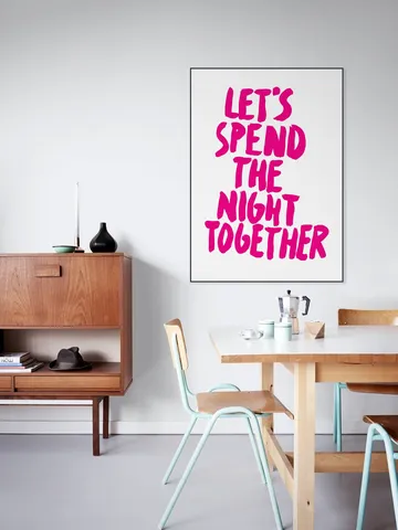 Let's spend the Night together pink
