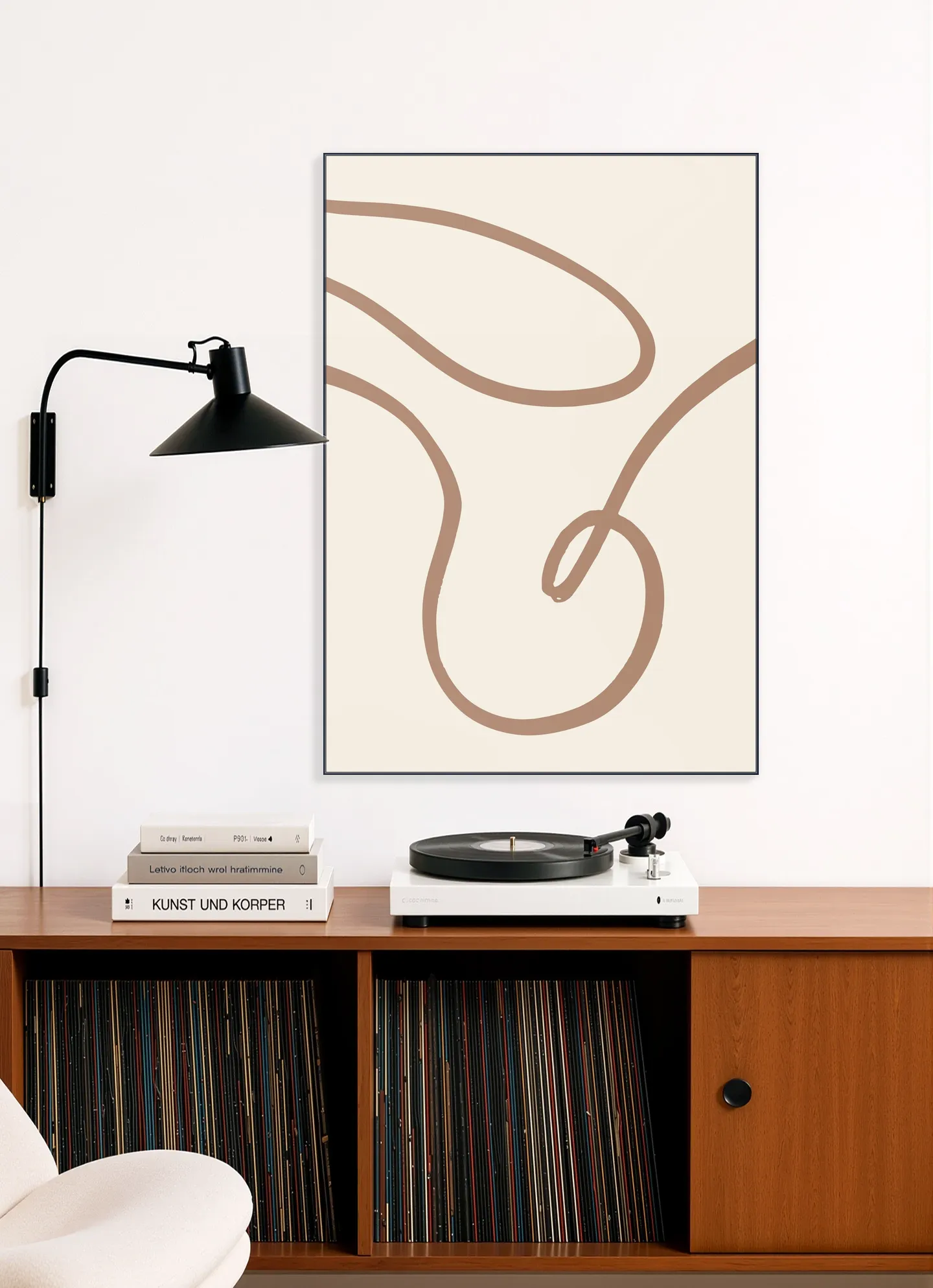 Abstract Lines Mocha 3