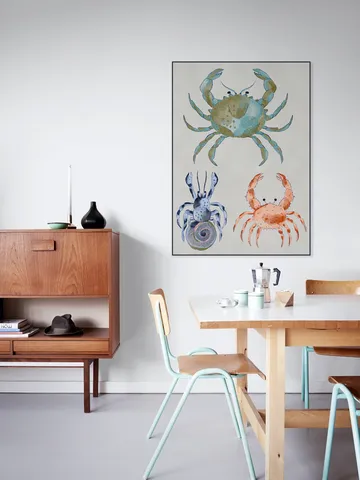 Ocean Crabs Watercolor