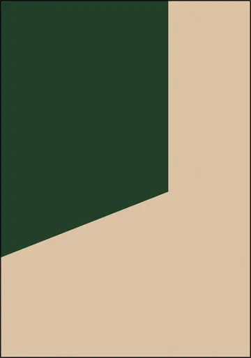 Color blocking - Beige Green