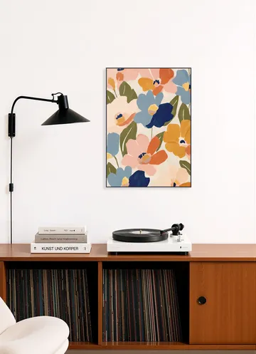 Soft Abstract Floral Garden