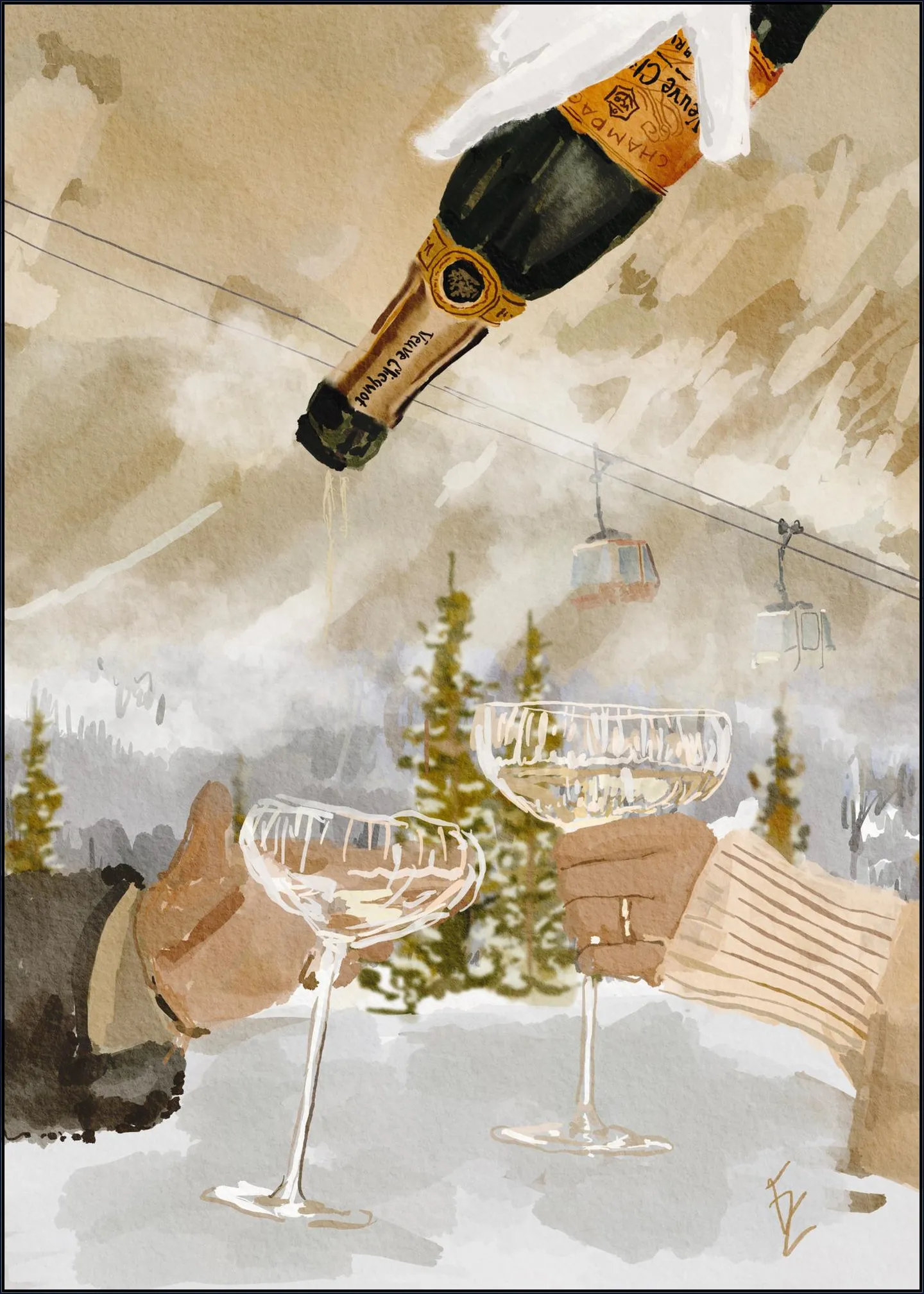 Winter Champagne