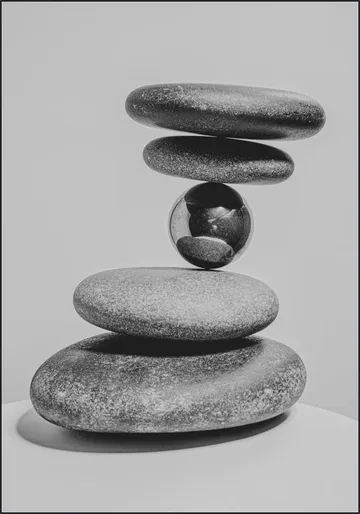 Balanced Stones with Blackpearl