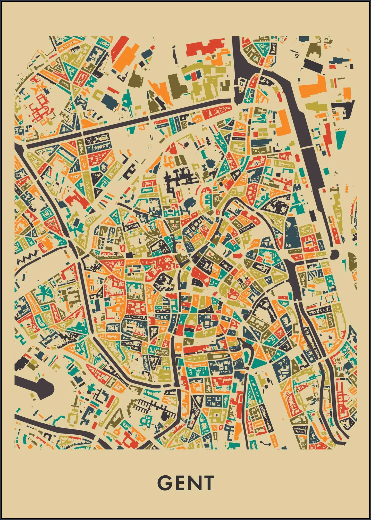 Gent Mosaic Map