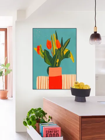 Red tulips