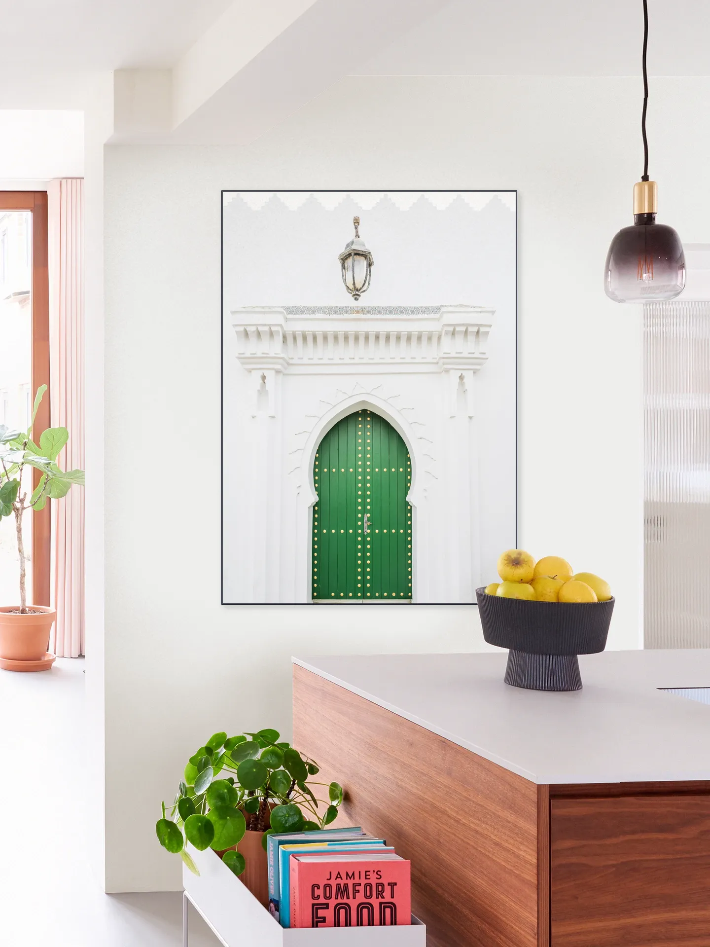 Green Door In Morocco