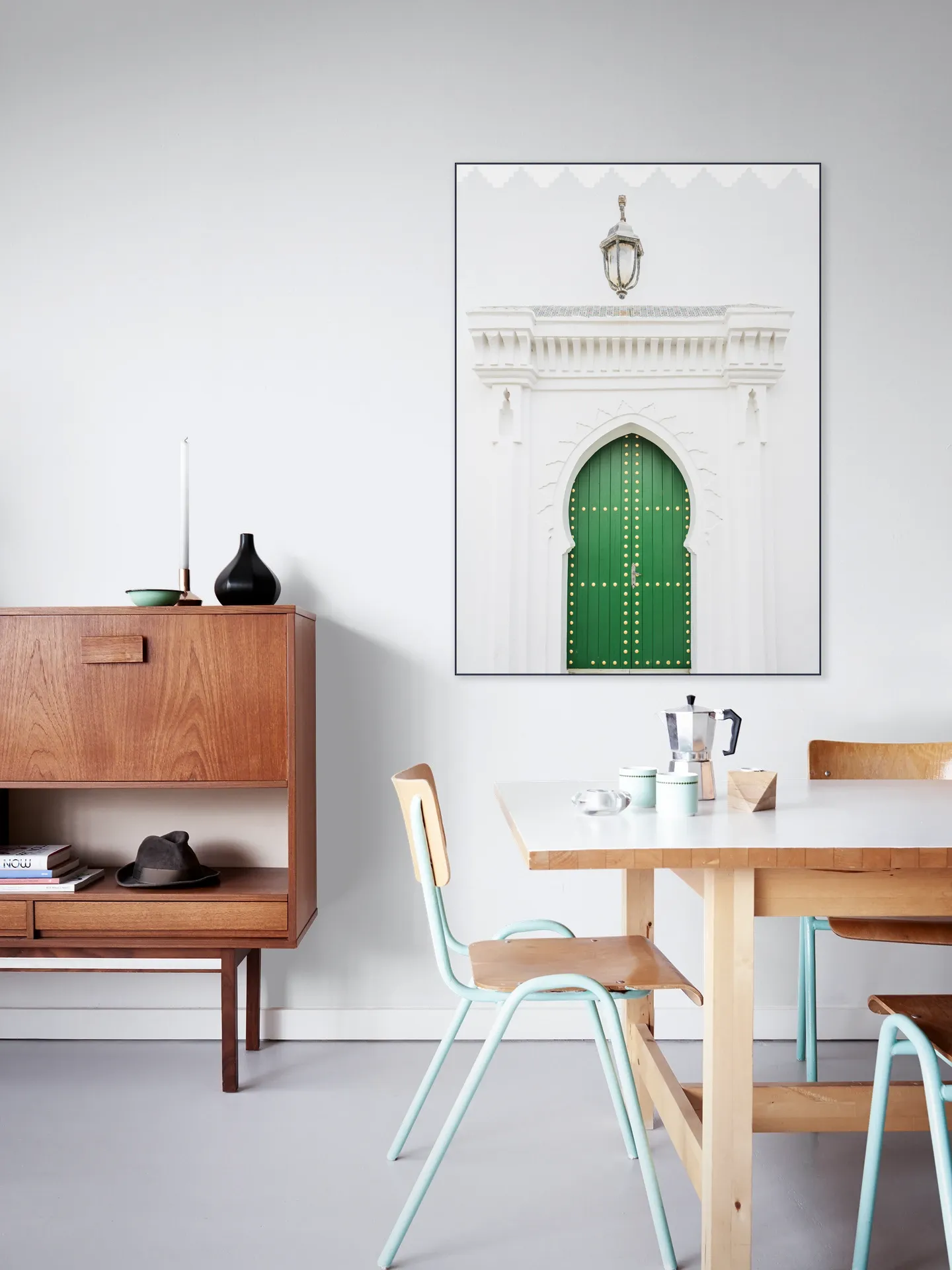 Green Door In Morocco