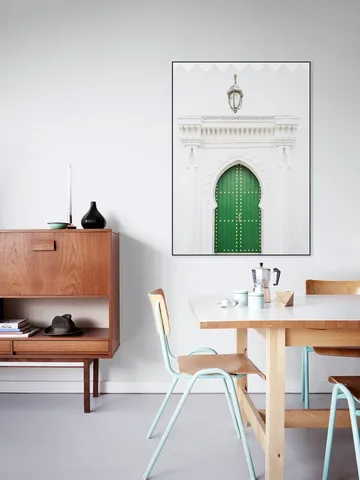 Green Door In Morocco