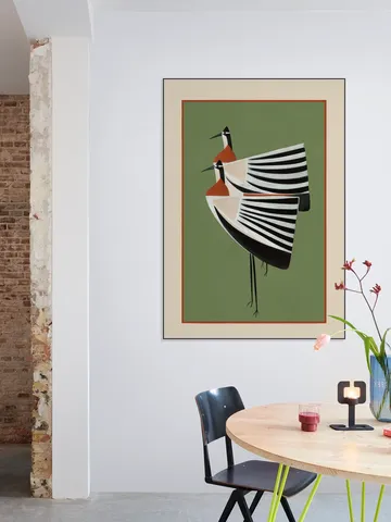 Striped Bird Pair