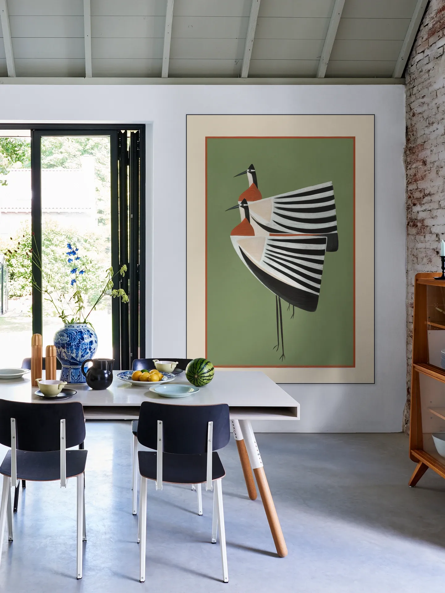 Striped Bird Pair