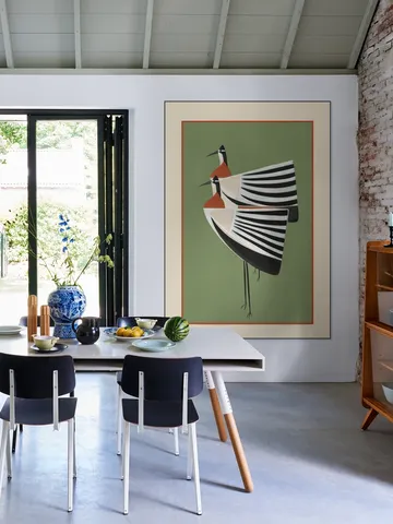 Striped Bird Pair