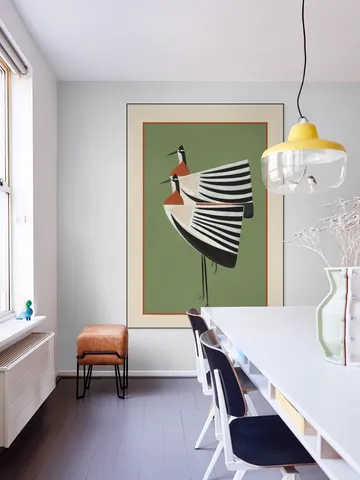 Striped Bird Pair