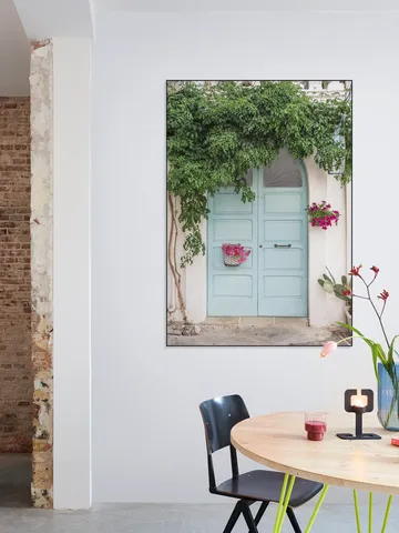 Botanical Blue Door In Italy