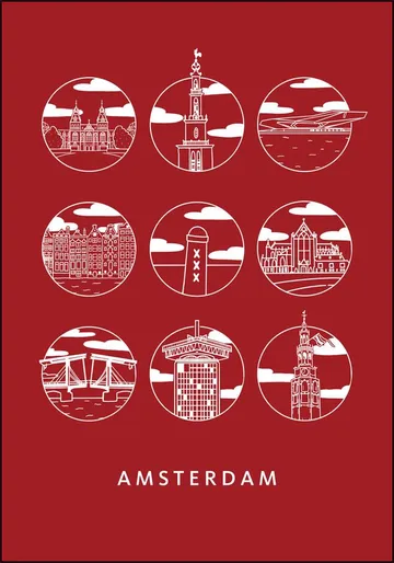 Amsterdam Icons -  Mono