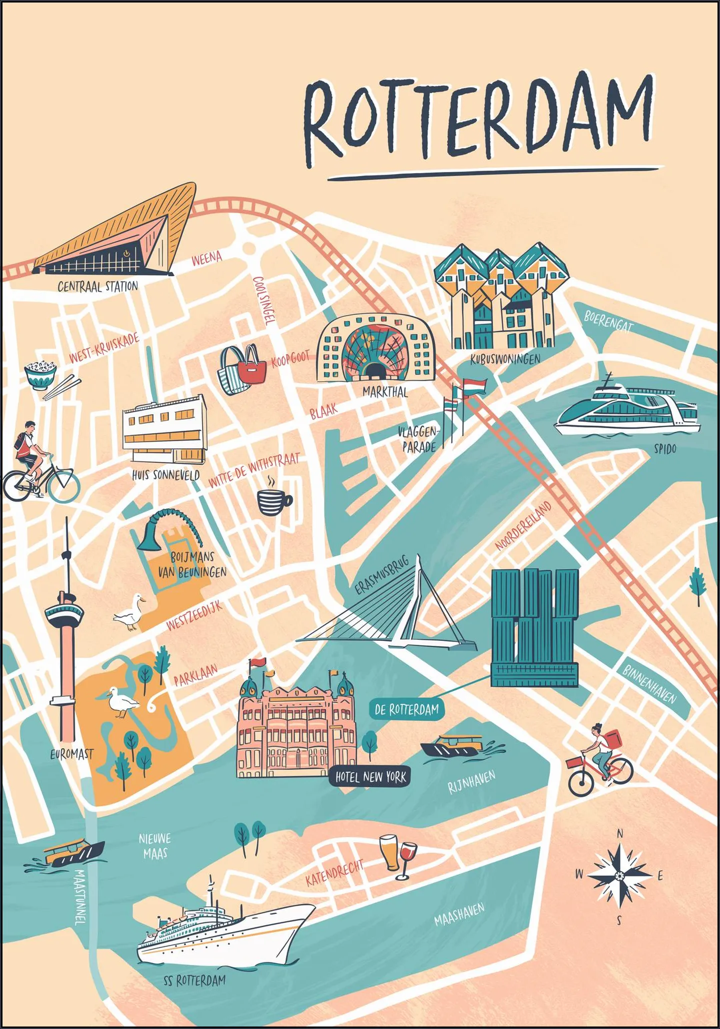 Rotterdam Illustration