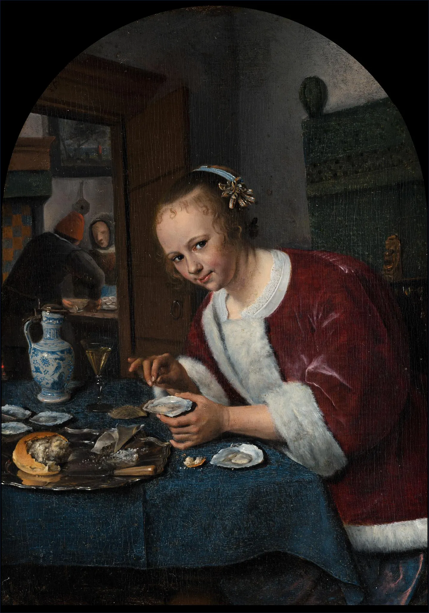 Girl Eating Oysters