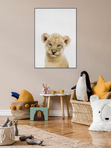Baby Lion - blue eyes