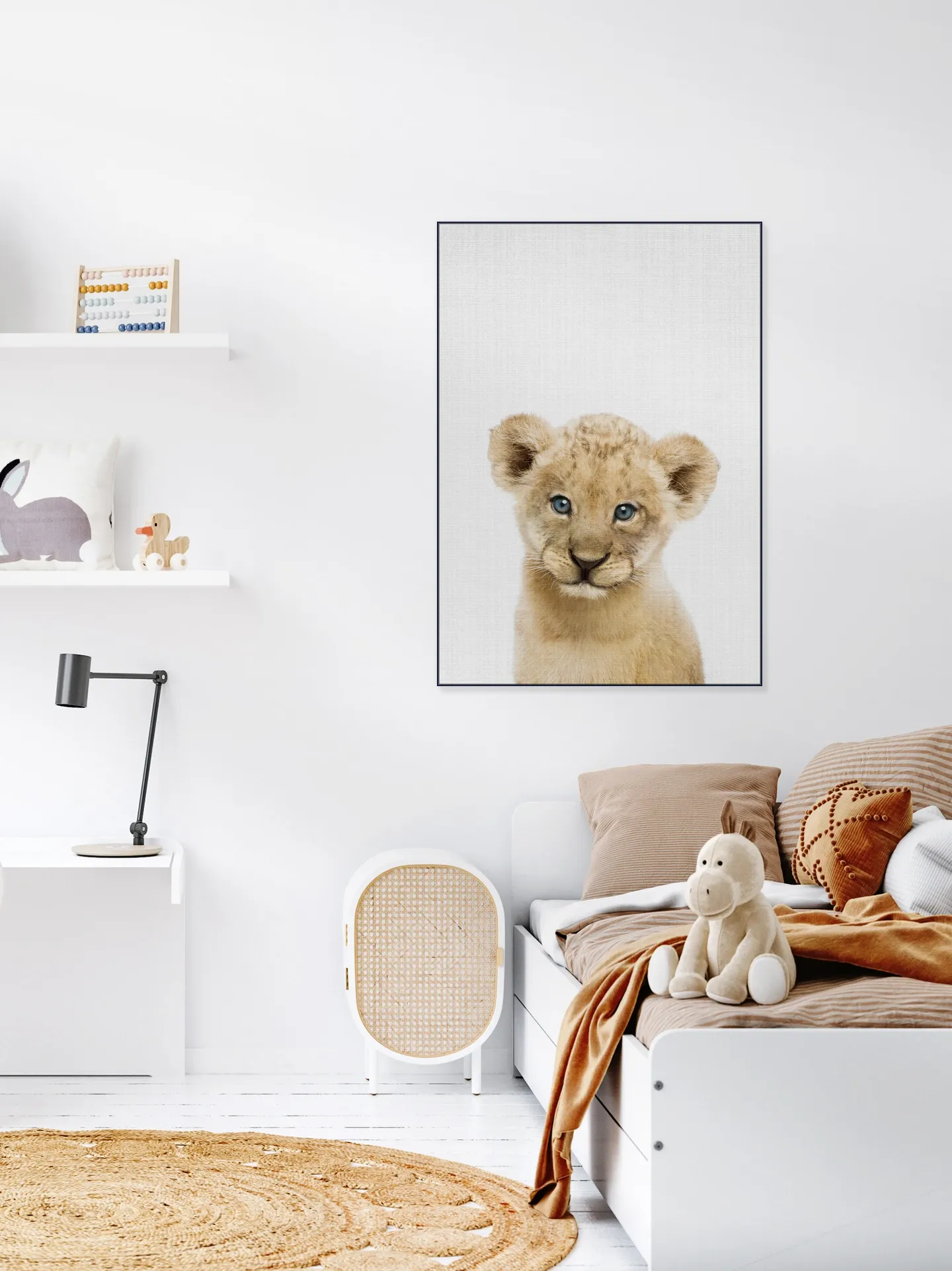 Baby Lion - blue eyes