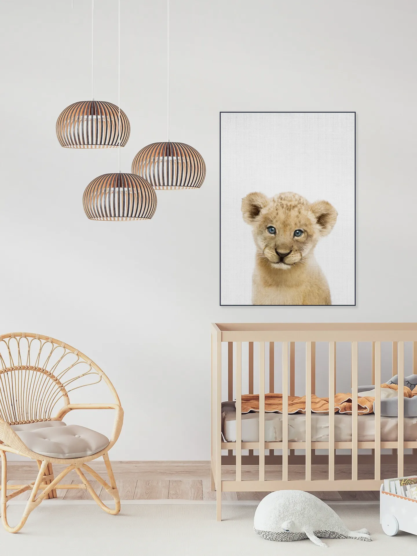Baby Lion - blue eyes
