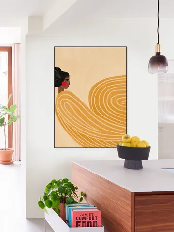 The Woman With The Yellow Stripes
