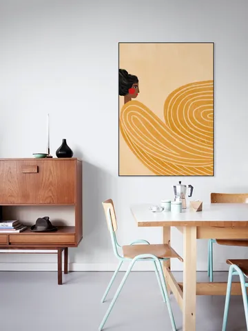 The Woman With The Yellow Stripes
