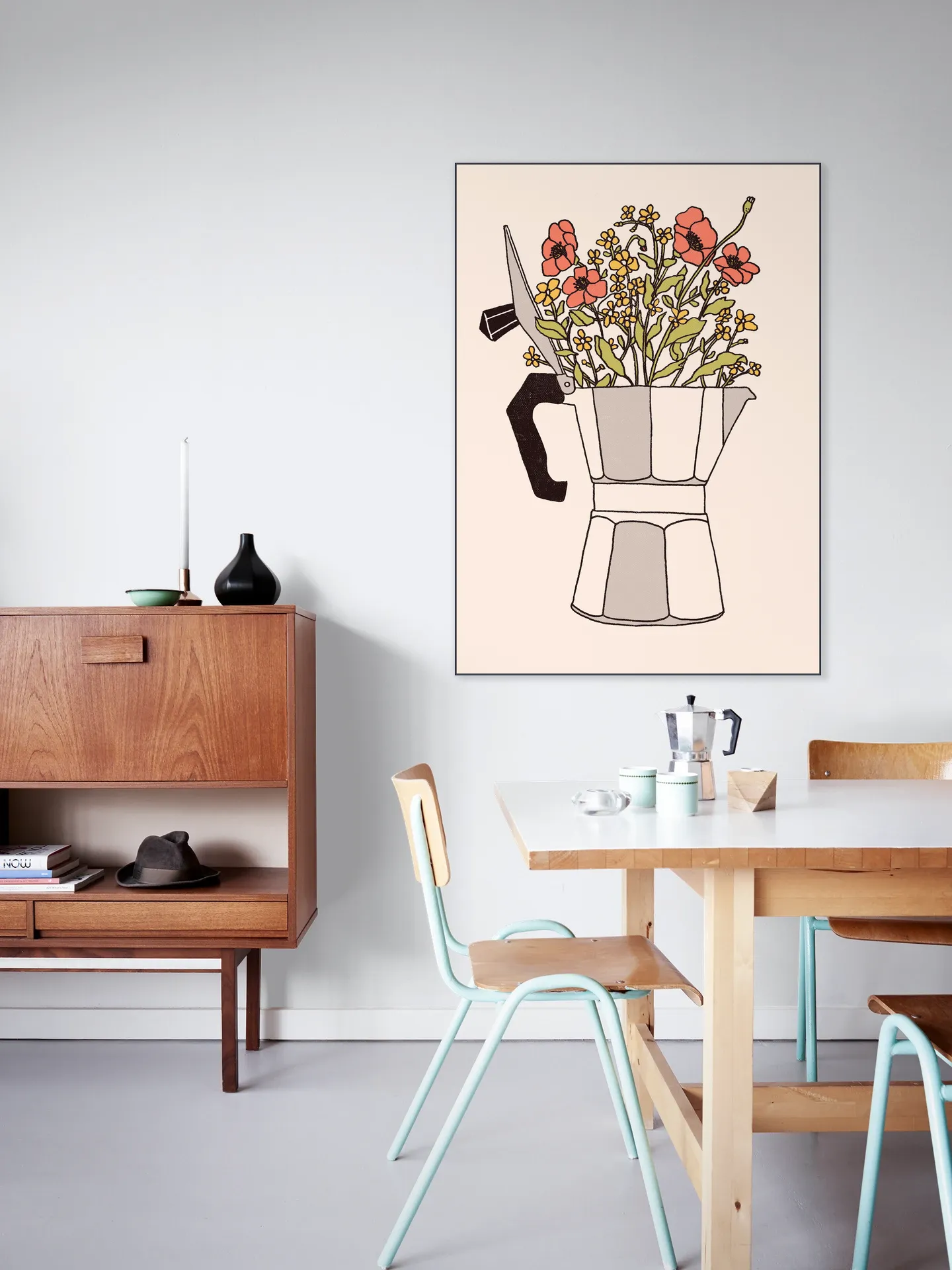 Moka Flowers Color