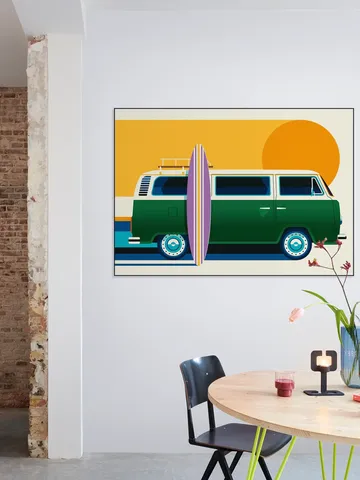 Vintage Camping Bus