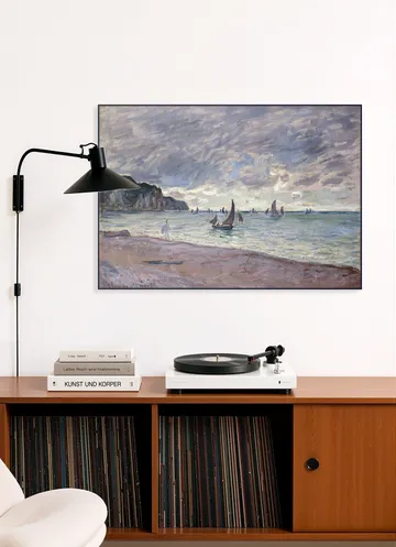 Fishing Boats and Cliffs - Pourville