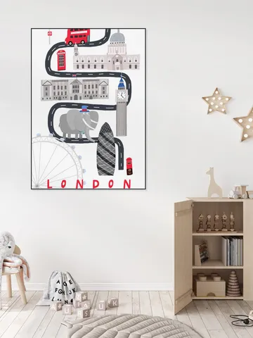 London City With Cute Elephant Tourist 