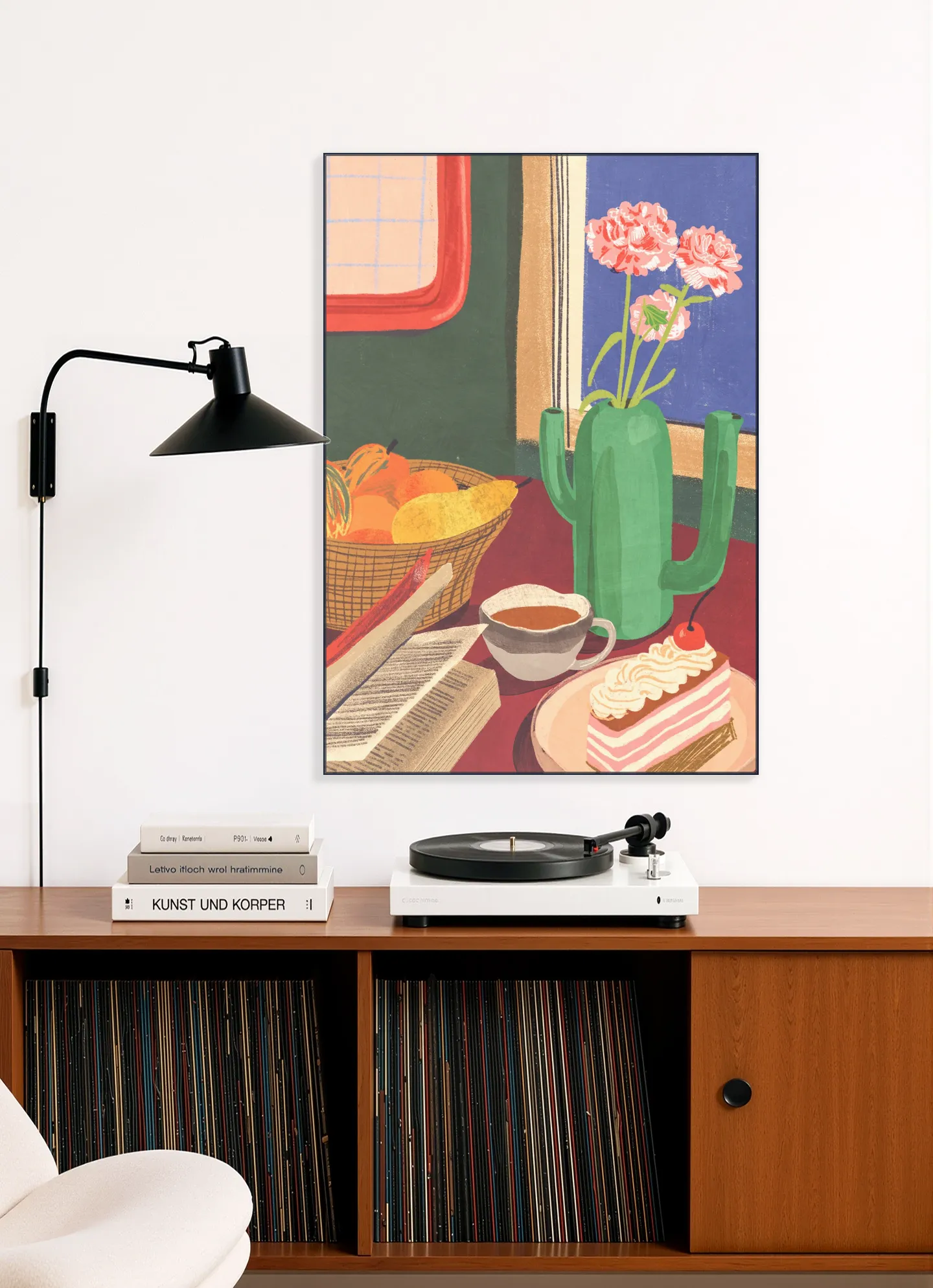 Book coffee and cake