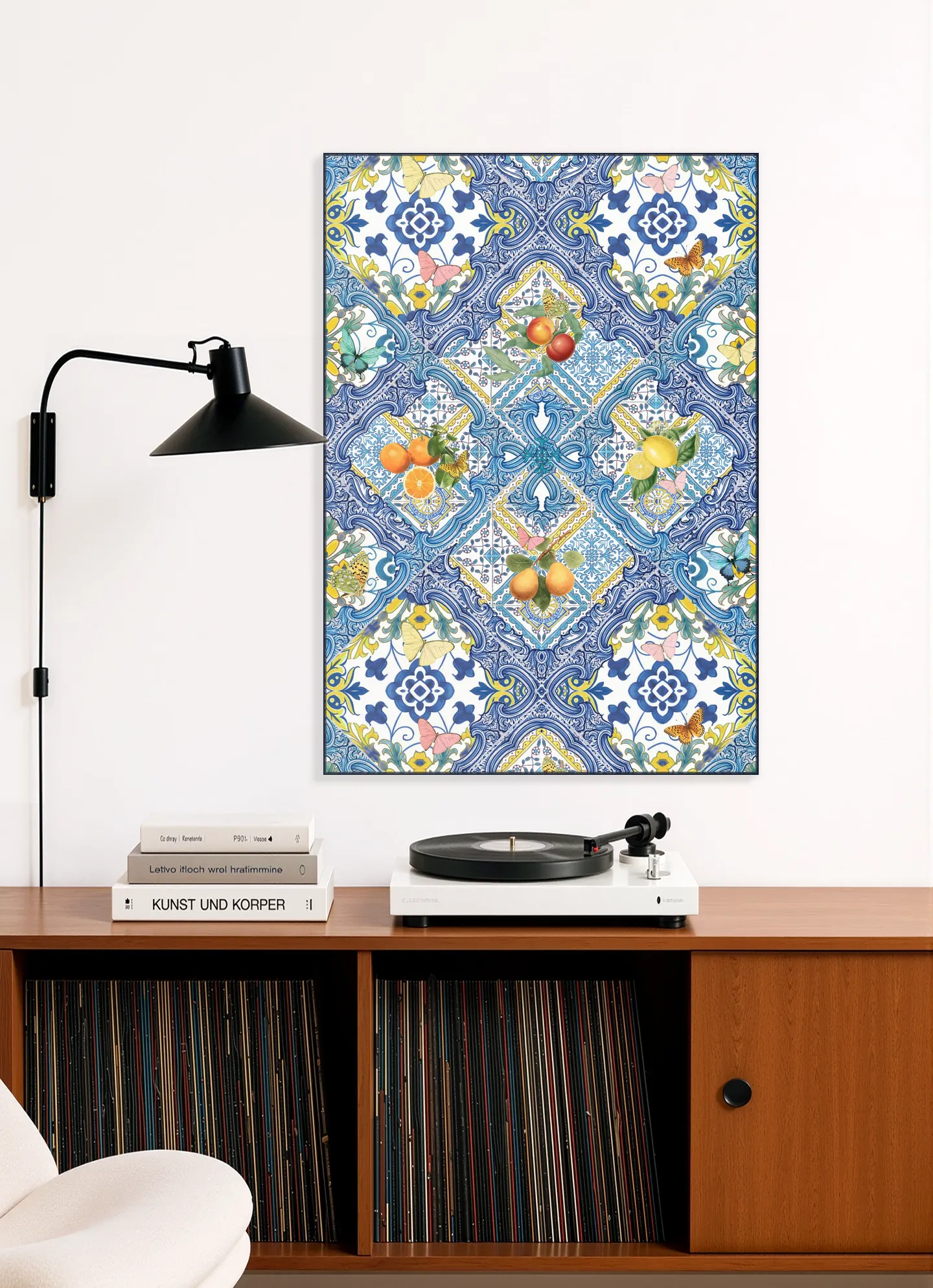 Mediterranean tiles and citrus fruit I