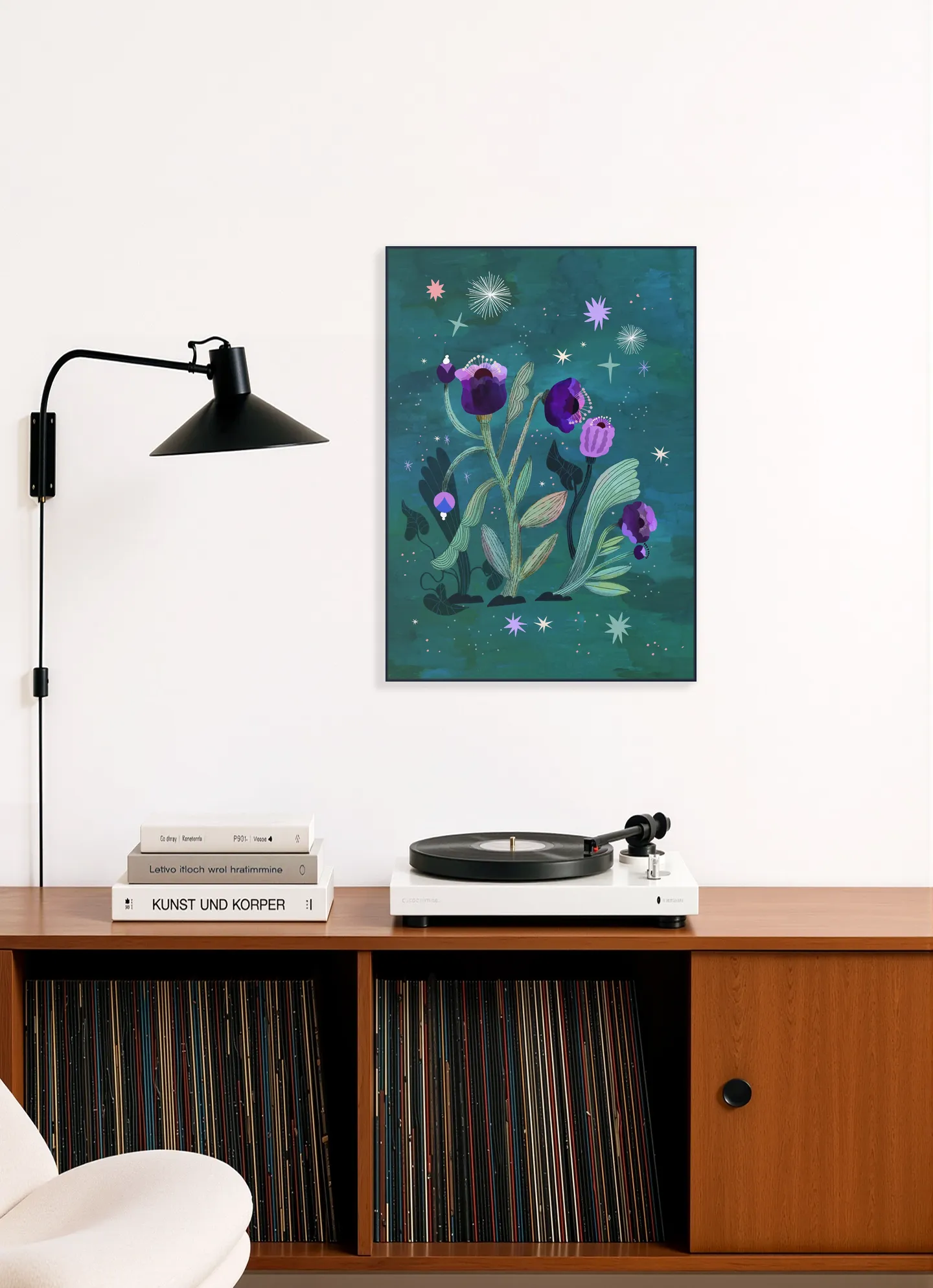 Teal Violet Flower Mystery