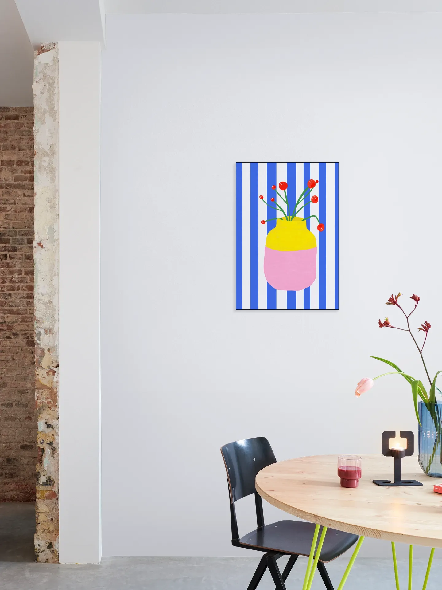 Mio Vaso blue Stripes