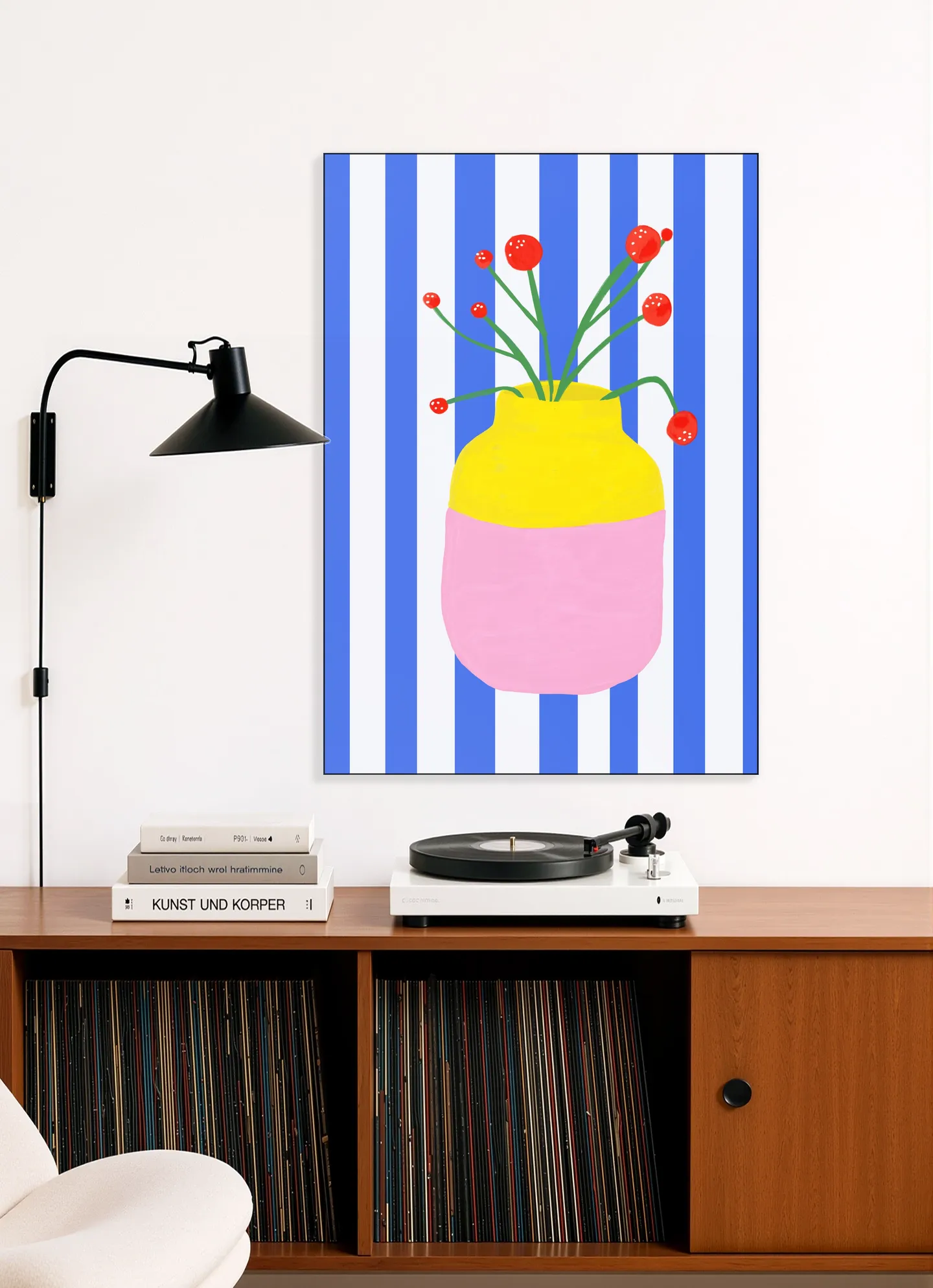 Mio Vaso blue Stripes